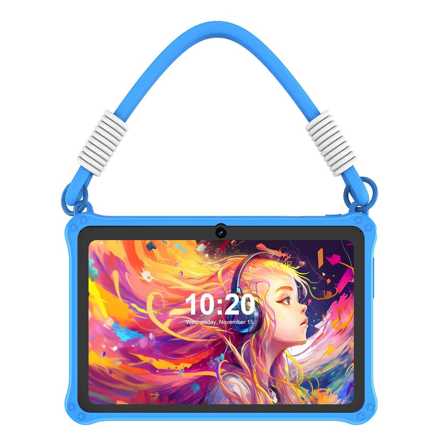 Funda protectora de silicona de correa plana para niños de 7 pulgadas