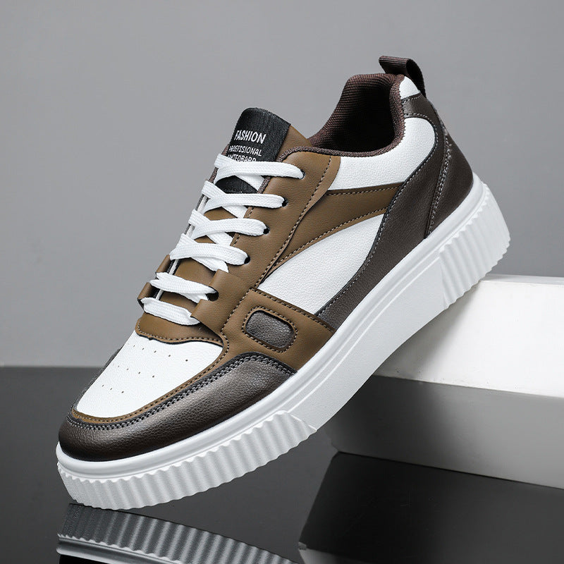 Zapatillas de skateboard casuales transpirables de corte bajo estilo retro americano para hombre