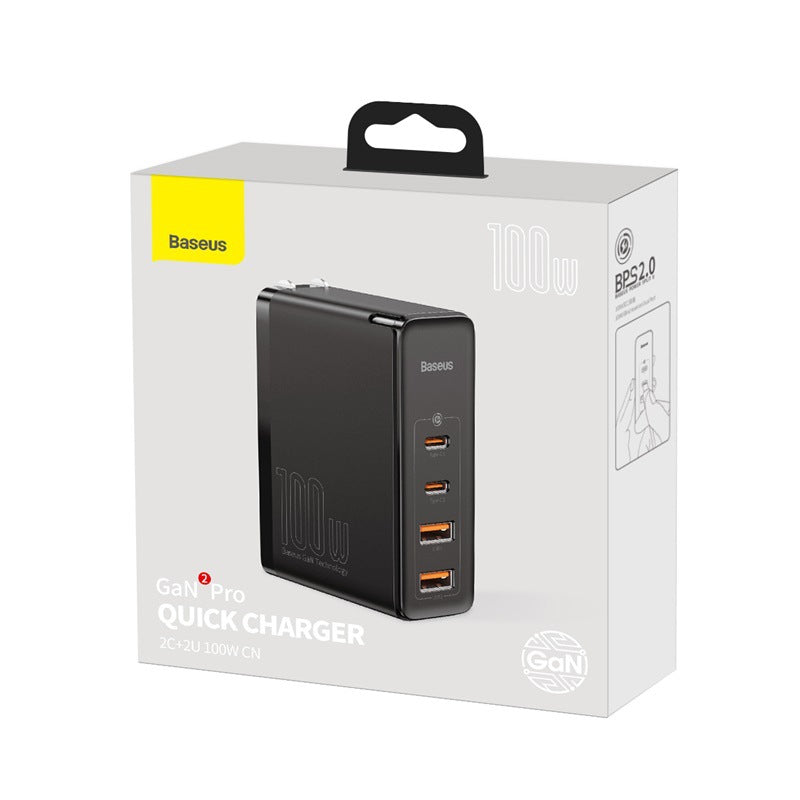 Cargador de teléfono móvil GaN de cuatro puertos y 100 W