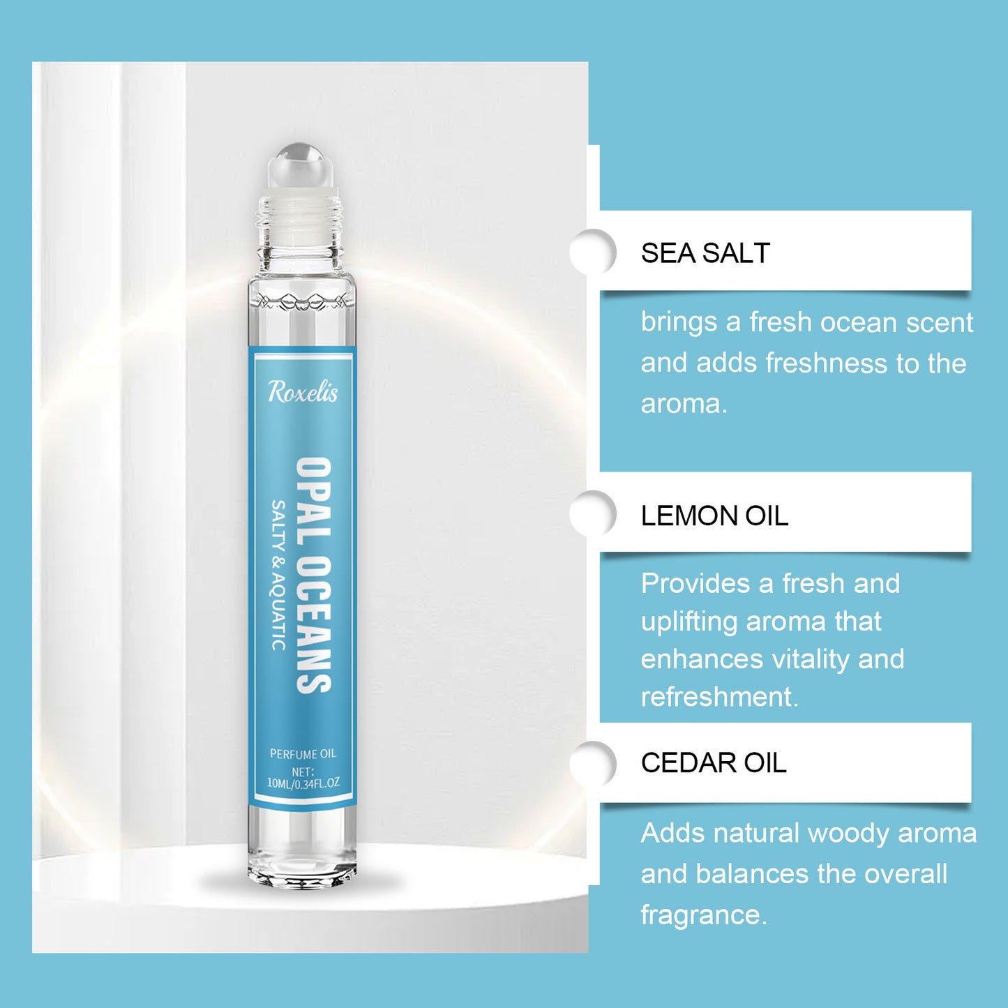 Bola de Perfume Oceánico Fragancia Natural Duradera