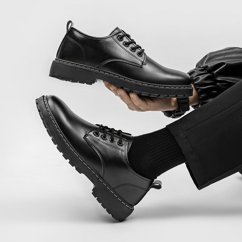 Botas bajas casuales impermeables estilo Dr. Martens para hombre