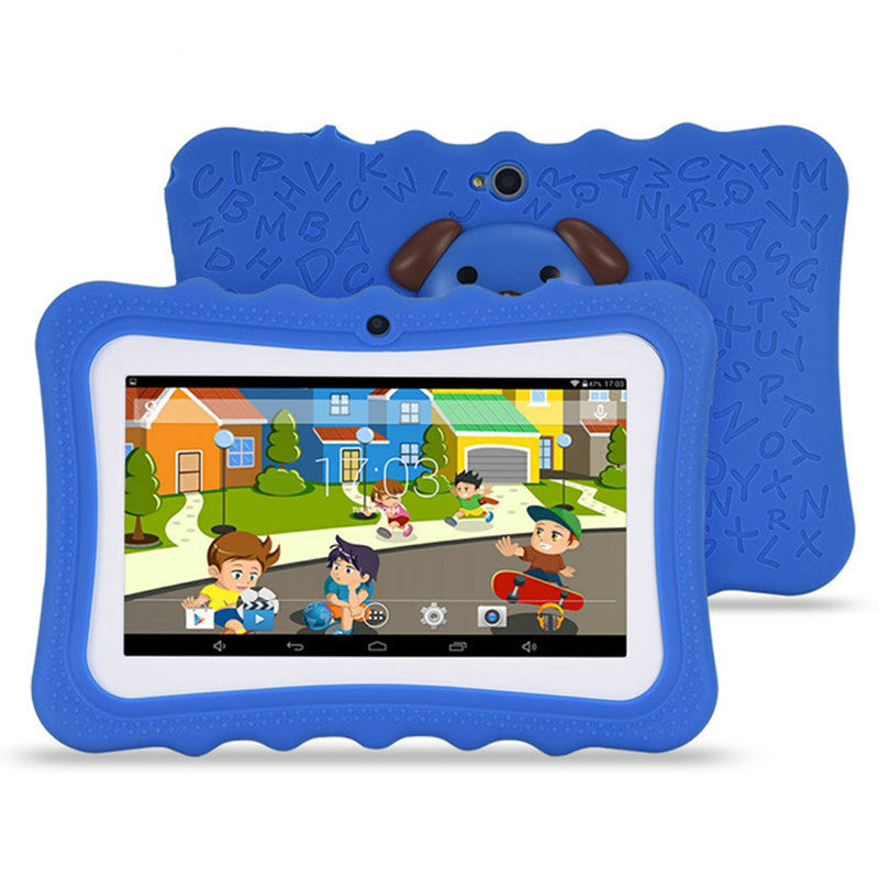 Tablet infantil A33 de 7 pulgadas con procesador Quad-core y diseño de dibujos animados
