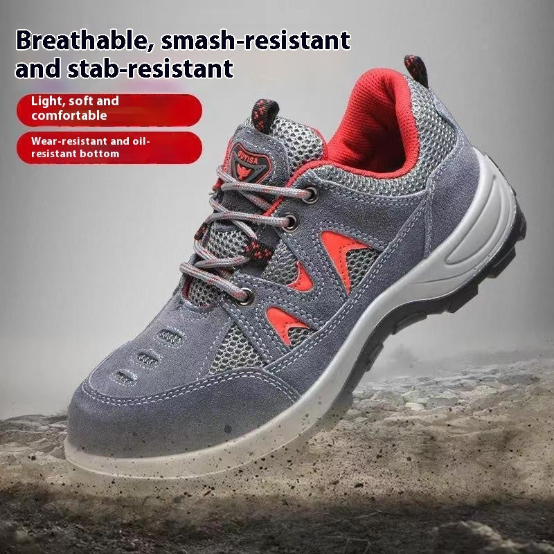 Zapatos de protección de seguridad con suela sólida para hombre Four Seasons