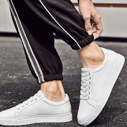 Zapatos de tabla de piel de vacuno calados con perforaciones para el ocio