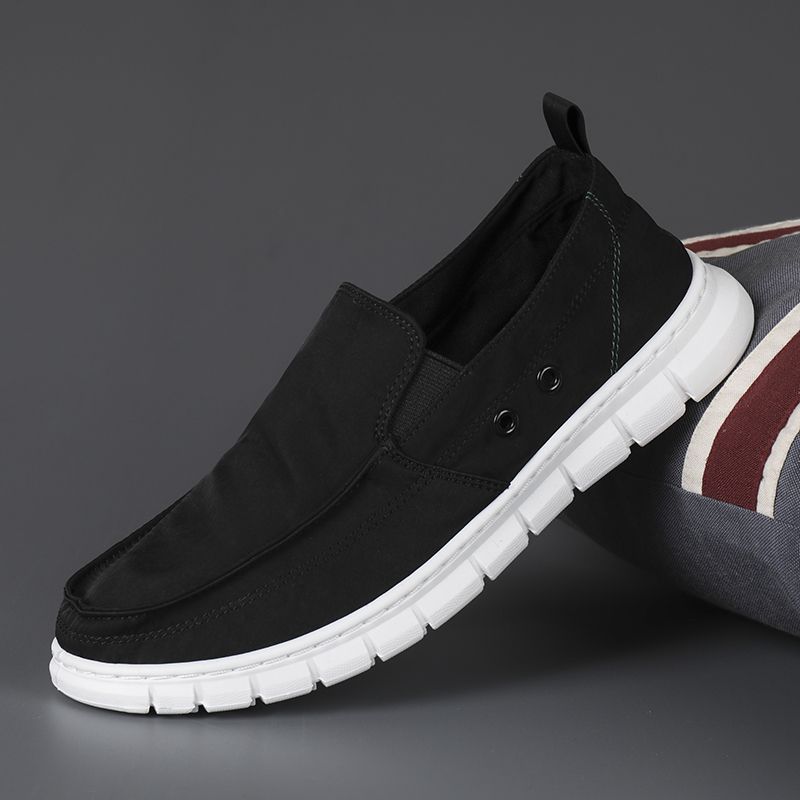 Zapatos de Hombre Deportivos Casuales Borad Transpirables de Lona que Combinan con Todo