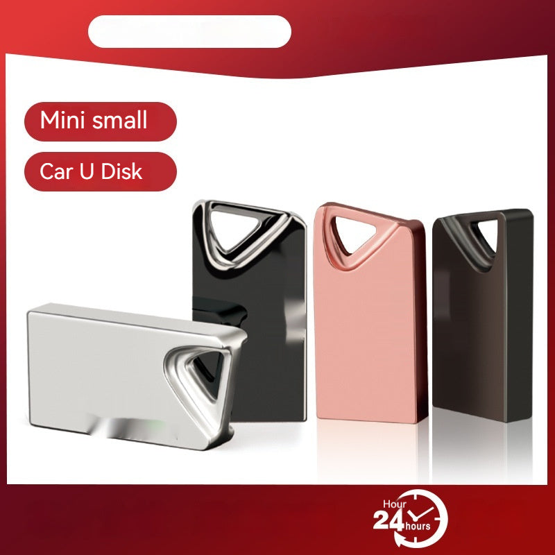 Unidad USB mini de metal, de alta velocidad, realmente sin pérdidas, para música en el coche