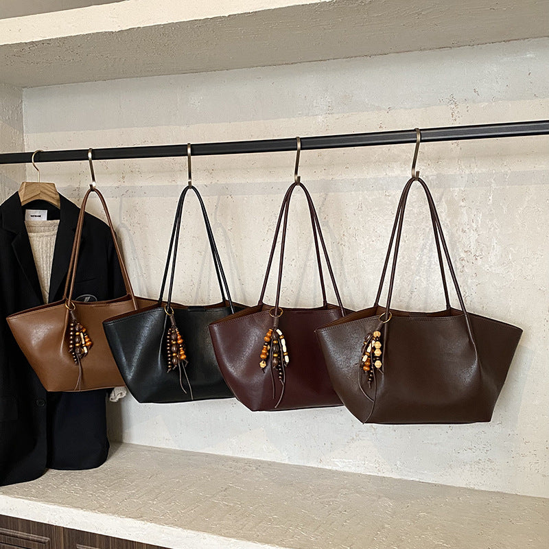 Bolso de Hombro Retro Casual de Gran Capacidad