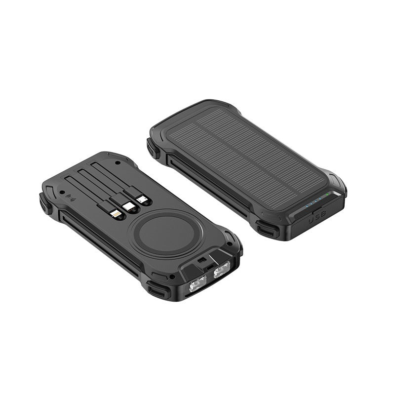Cargador inalámbrico solar portátil