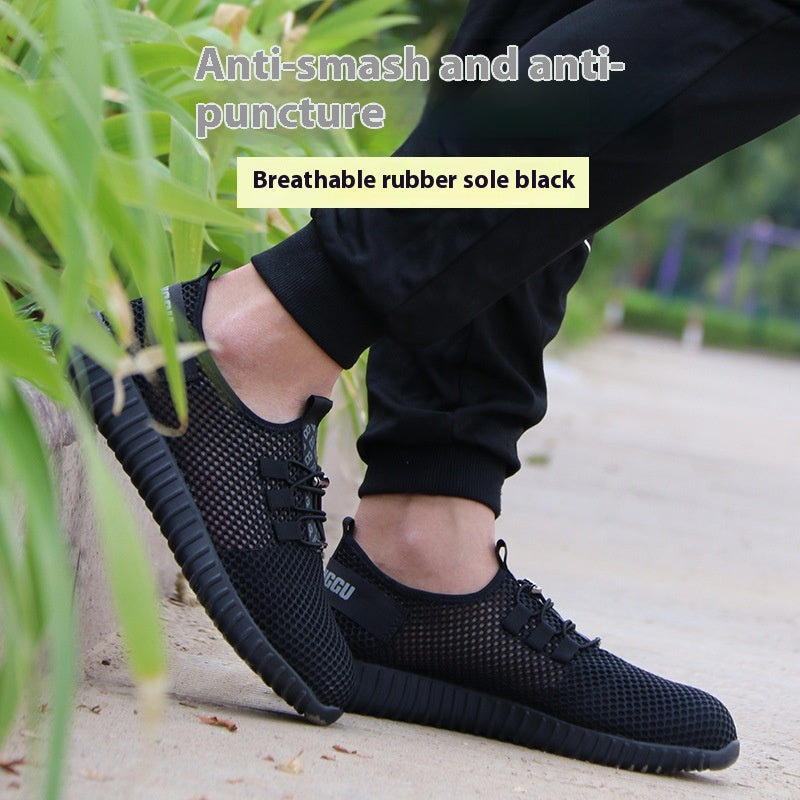 Anti Smashing And Puncture Labor Protection Shoes Are Breathable