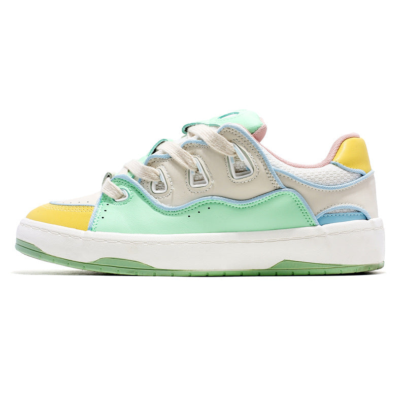 Zapatillas de hombre bonitas estilo retro de pareja, antideslizantes, tipo "pan"