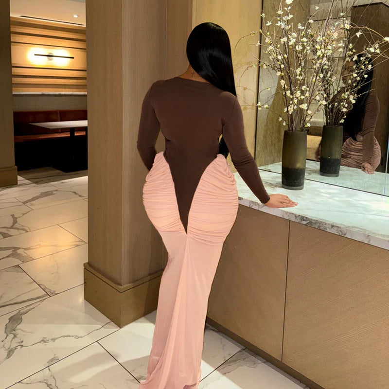 Vestidos de mujer de longitud media europeos y americanos