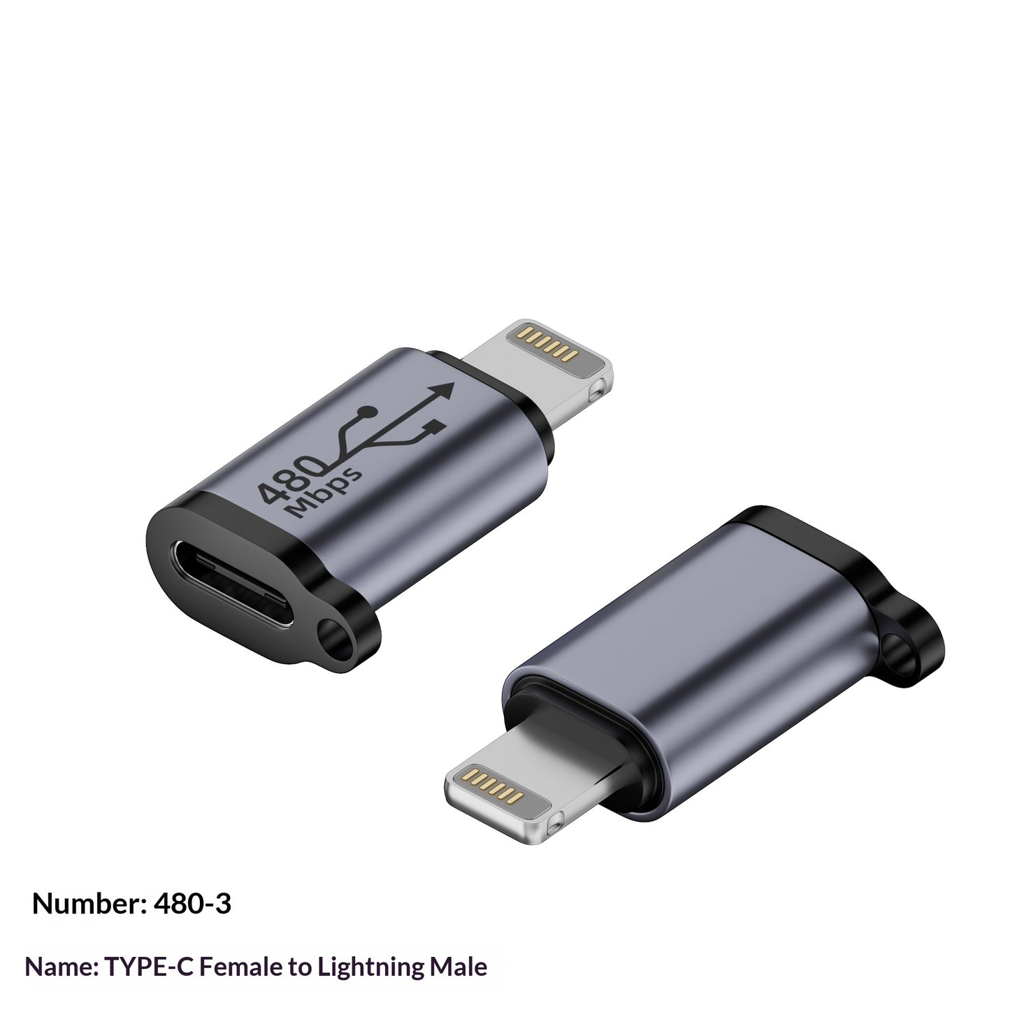 Adaptador USB a mini V3 a cable de carga tipo C Adaptador T-port micro