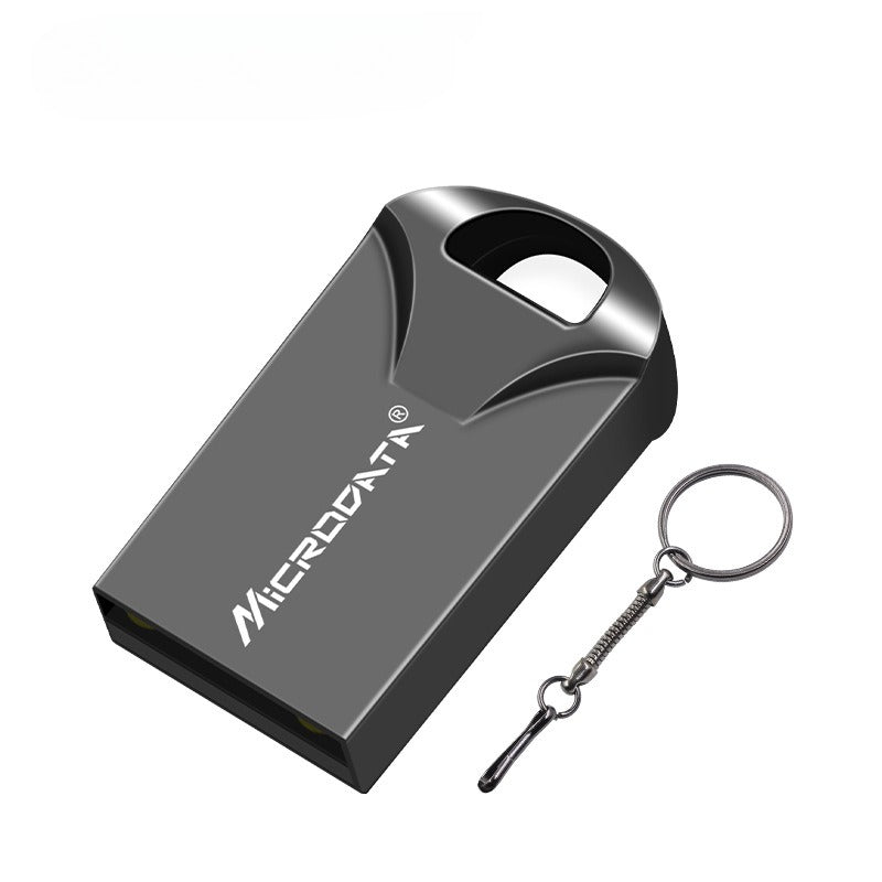 Disco de almacenamiento USB de coche, velocidad de creatividad metálica
