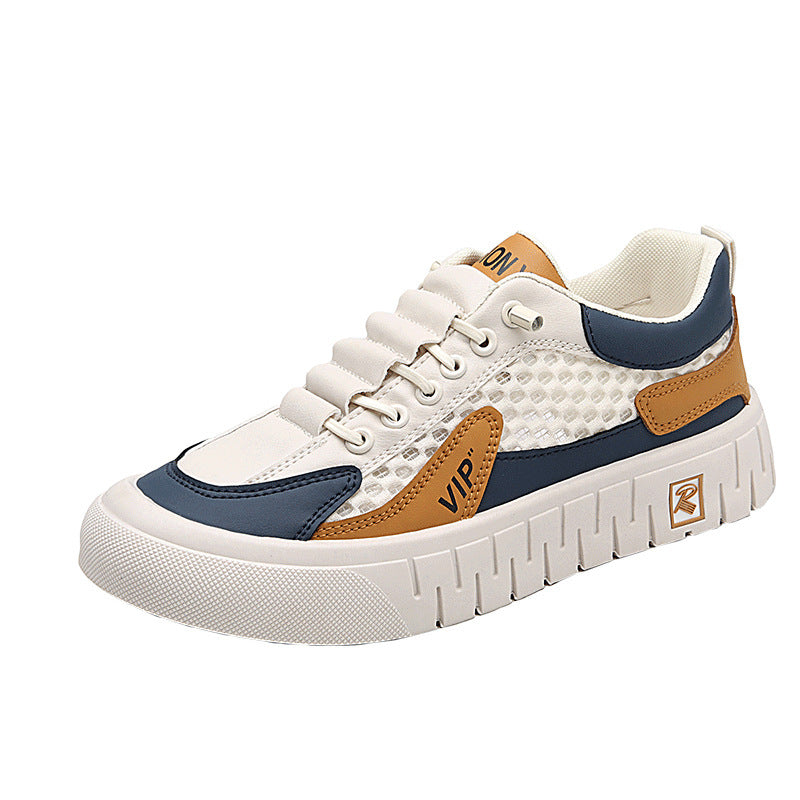 Zapatillas deportivas casual de hombre con paneles de malla transpirable
