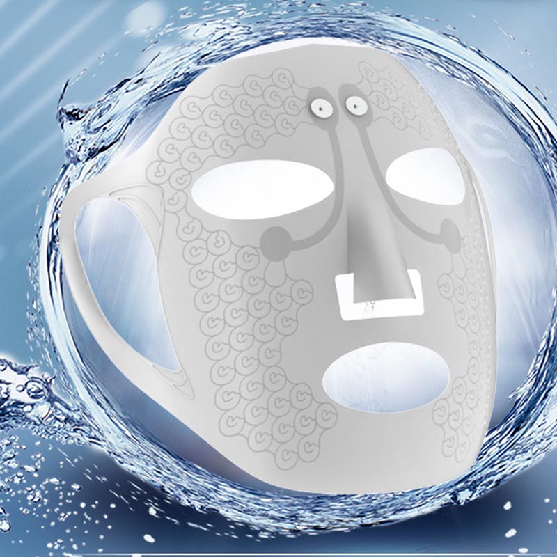 Mascarilla de masaje facial eléctrica Masajeador facial Reafirmante de la piel Hidrata Antiarrugas Reduce las arrugas Dispositivo de belleza Cuidado de la piel