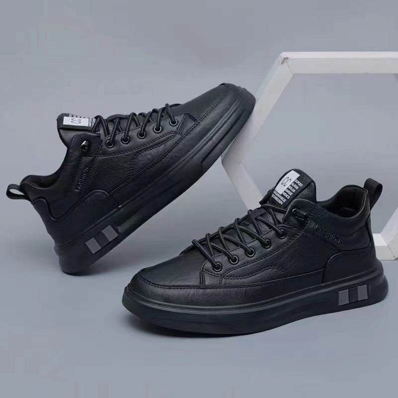 Zapatillas deportivas versátiles de forro polar grueso para hombre, zapatillas casuales que combinan con todo