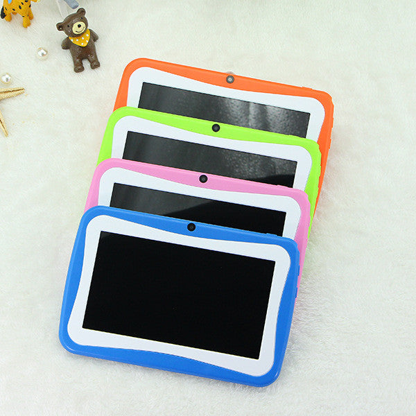 Tablet infantil A33 de 7 pulgadas con procesador Quad-core y diseño de dibujos animados