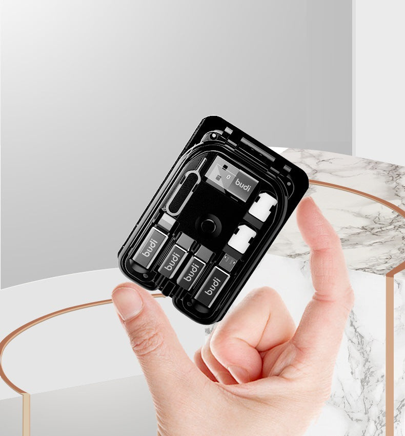 Compatible con Apple, paquete de tarjetas con cabezal de conversión de línea de datos multifunción
