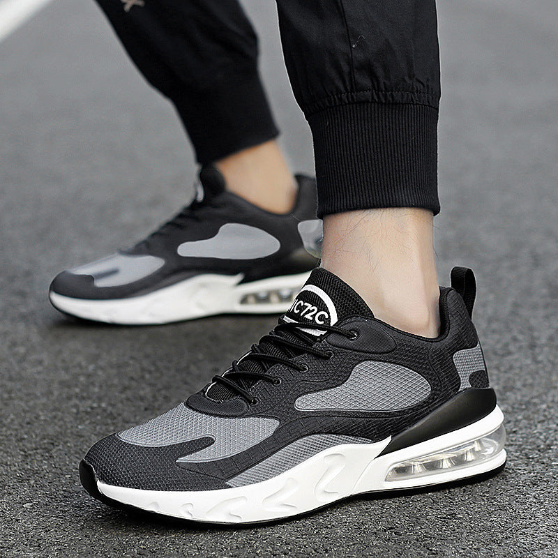 Zapatillas de hombre con cámara de aire a juego con los colores de la tendencia de moda de corte bajo