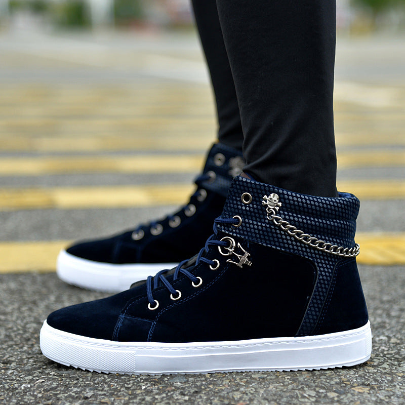 Zapatillas casuales de caña alta para hombre