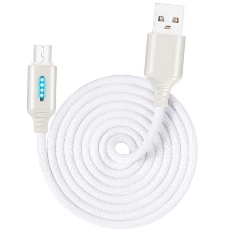 Cable de carga rápida con tejido de tela