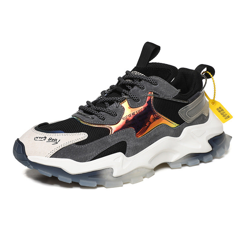Zapatillas deportivas casuales de papá a juego con el color