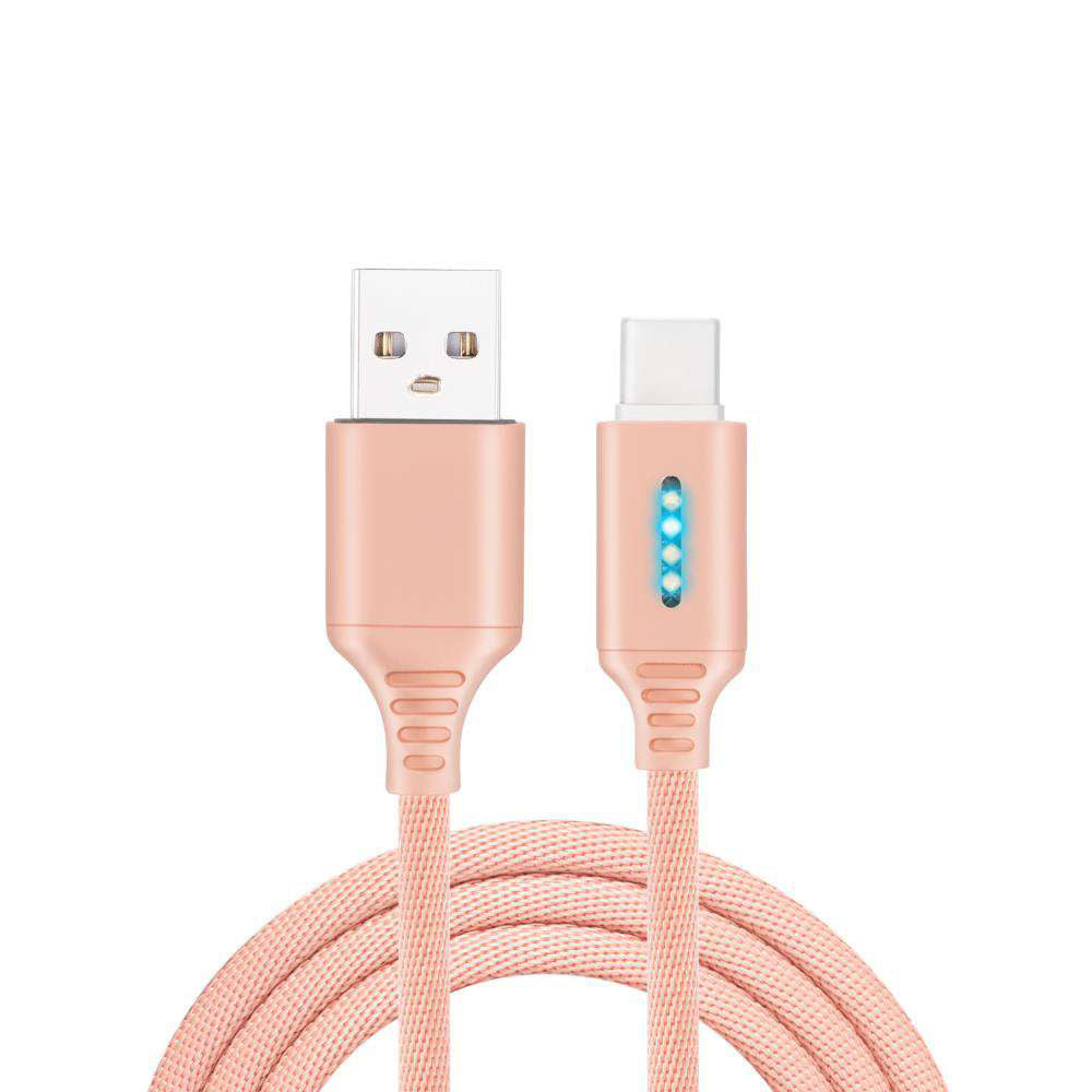 Cable de carga rápida con tejido de tela