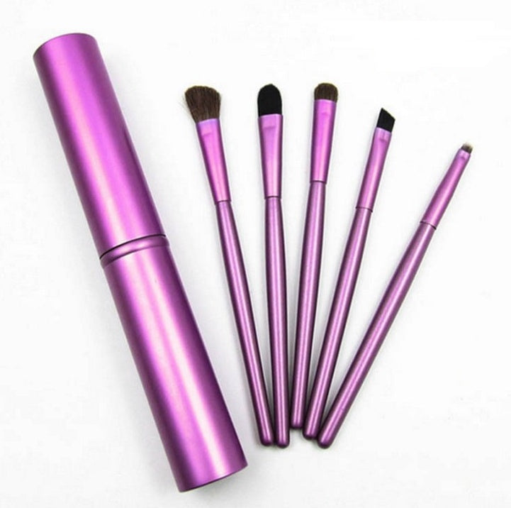5 brochas portátiles de maquillaje de ojos mini para viaje