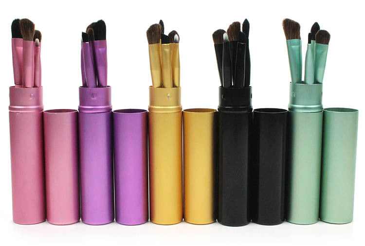 5 brochas portátiles de maquillaje de ojos mini para viaje