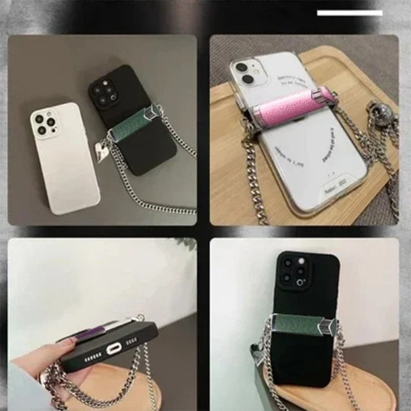 Cordón Universal para Teléfono de Bandolera con Clip Trasero Desmontable