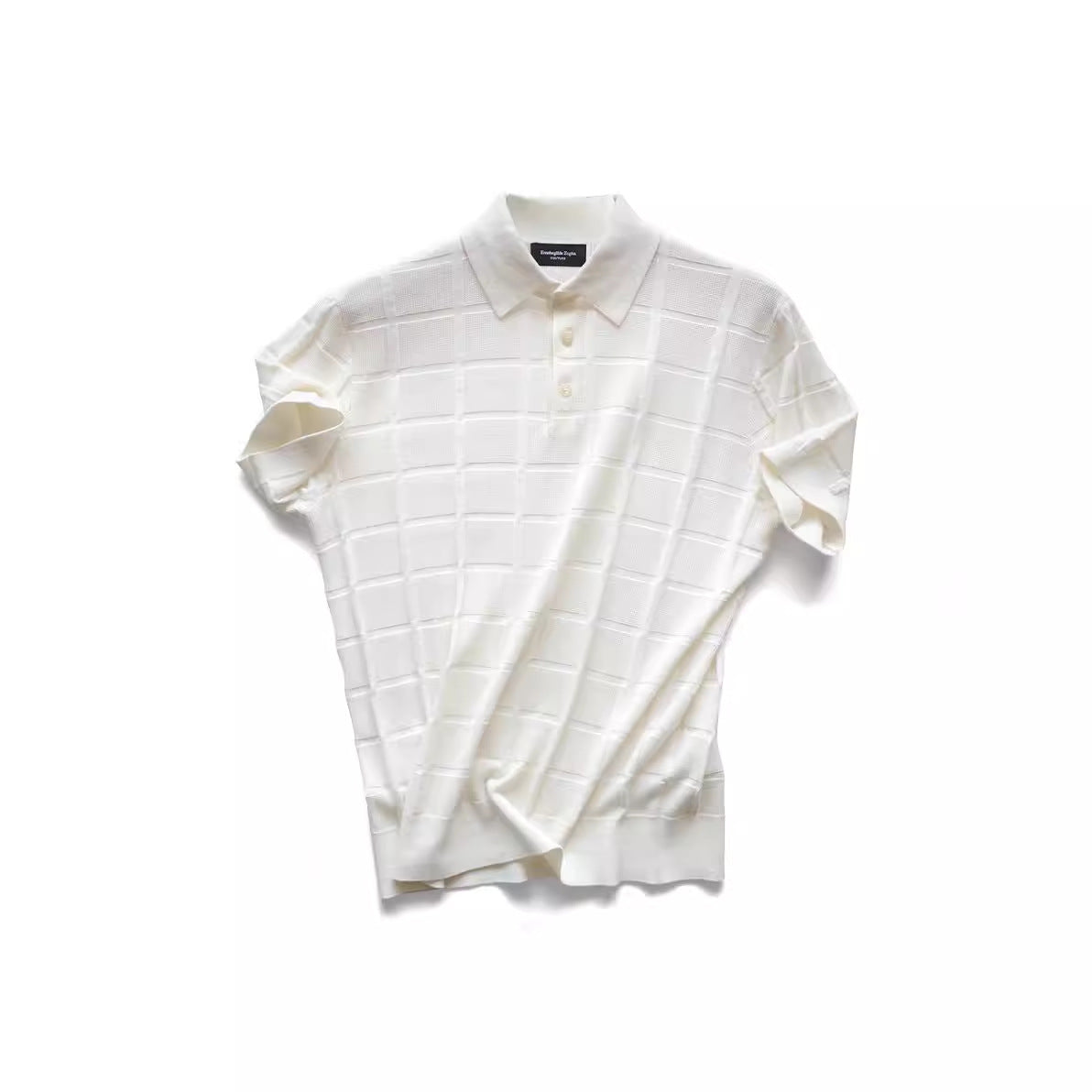 Mens Knitted Teenagers Polo Shirt