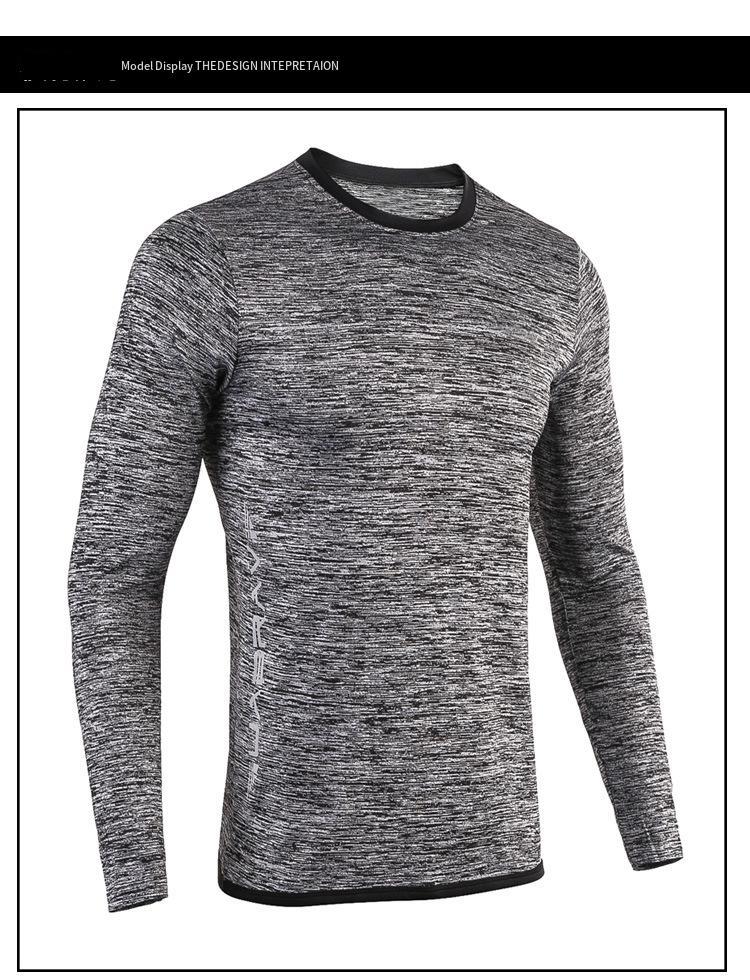Ventas Directas de Fábrica Secado Rápido Ropa Deportiva al Aire Libre Fitness Camiseta de Baloncesto de Manga Larga para Hombre Mallas de Compresión