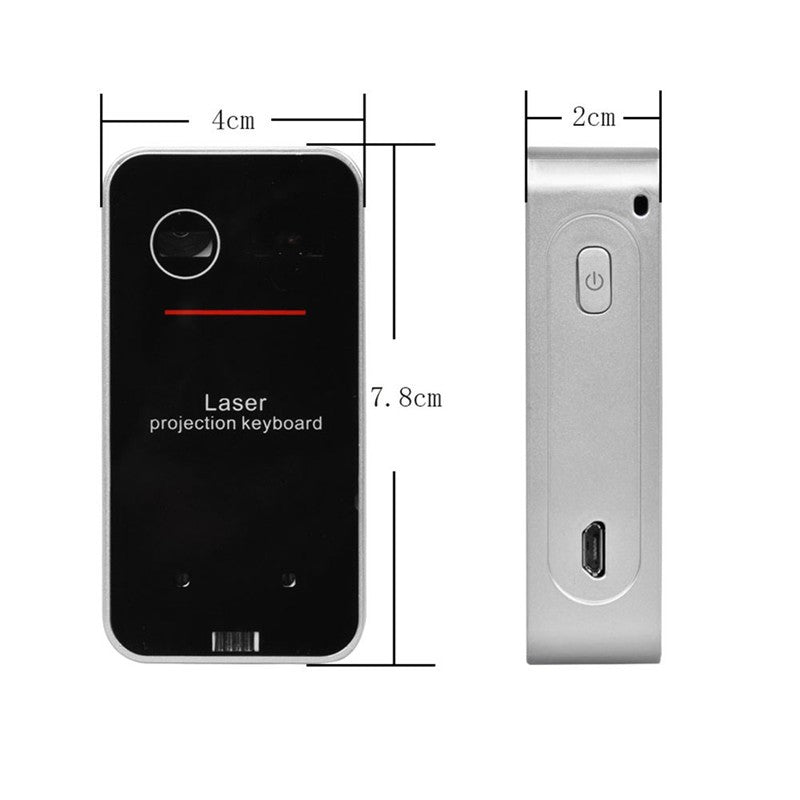 Teclado Láser Virtual FST LEING Teclado de Teléfono Proyector Inalámbrico Bluetooth Para Computadora Portátil Con Función de Ratón