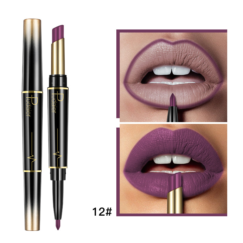 Delineador de labios doble