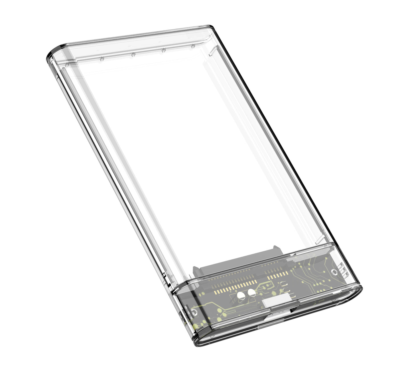 Caja transparente para disco duro