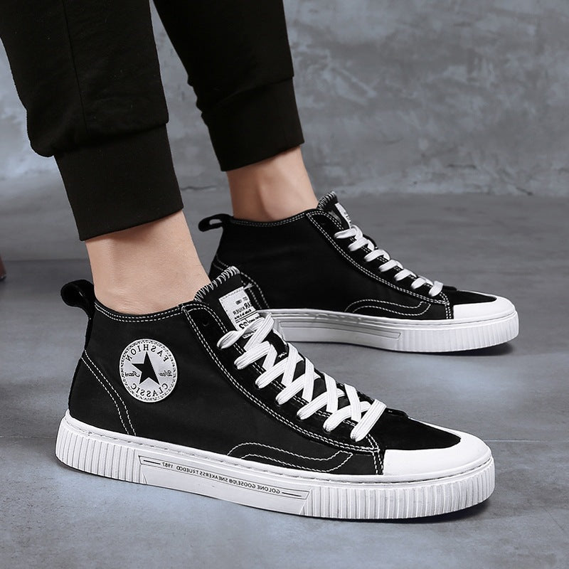 Zapatos casuales coreanos de tendencia salvaje británica