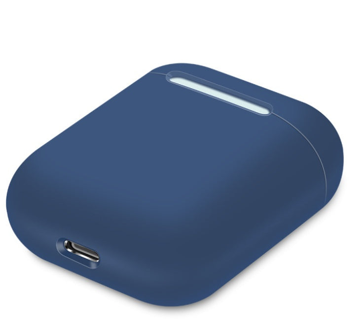 Compatible con Apple, funda protectora adecuada para la carcasa de protección de la caja de carga de auriculares inalámbricos Bluetooth, funda de silicona antiporatable