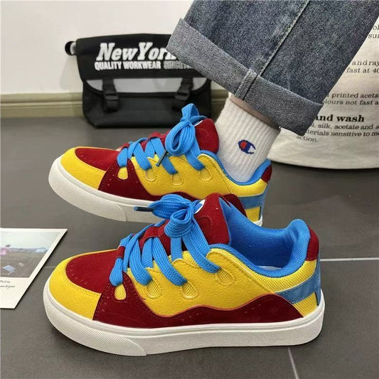 Zapatillas de plataforma suela gruesa ligeras cómodas transpirables casuales