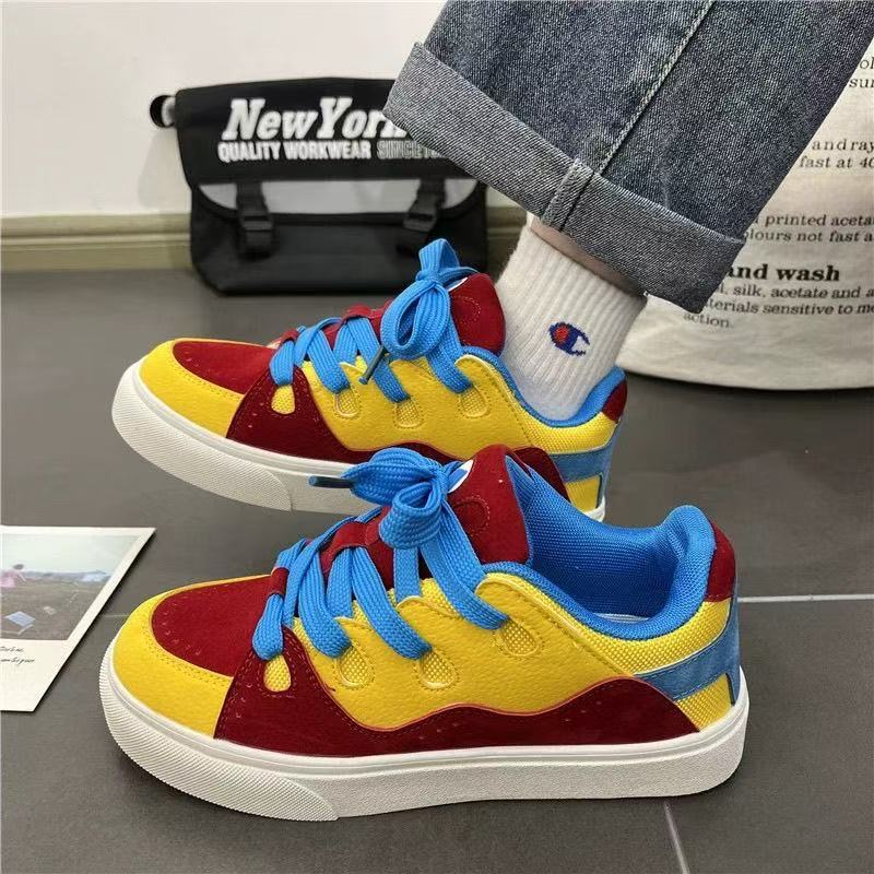 Zapatillas de plataforma suela gruesa ligeras cómodas transpirables casuales