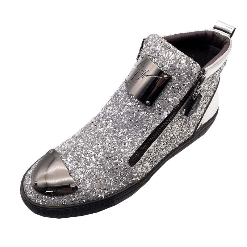 Botas Martin británicas con lentejuelas