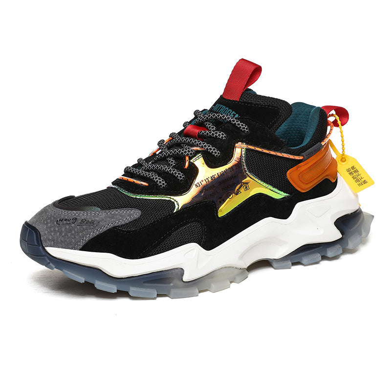 Zapatillas deportivas casuales de papá a juego con el color