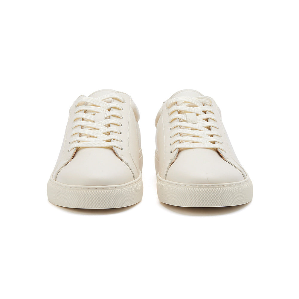 Zapatillas deportivas casual de hombre en blanco puro