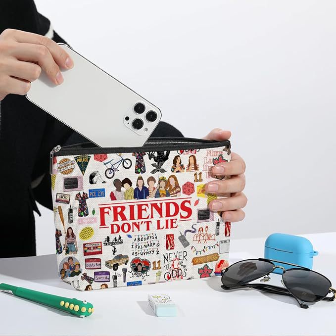 Womens Canvas Clutch With English Pattern