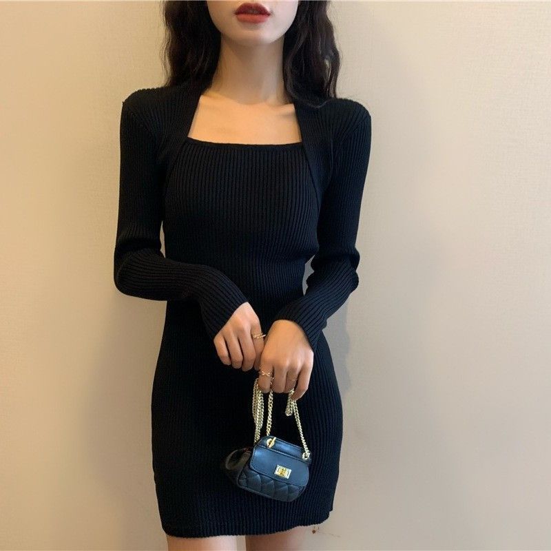 Women's Sexy Fashionable Slim-fit Knitted Dress