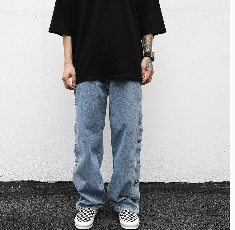 Straight loose jeans