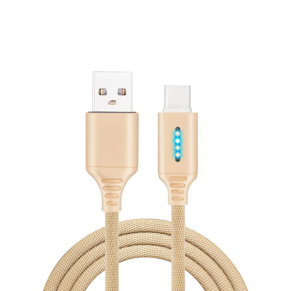 Cable de carga rápida con tejido de tela