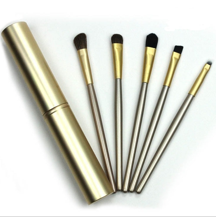 5 brochas portátiles de maquillaje de ojos mini para viaje