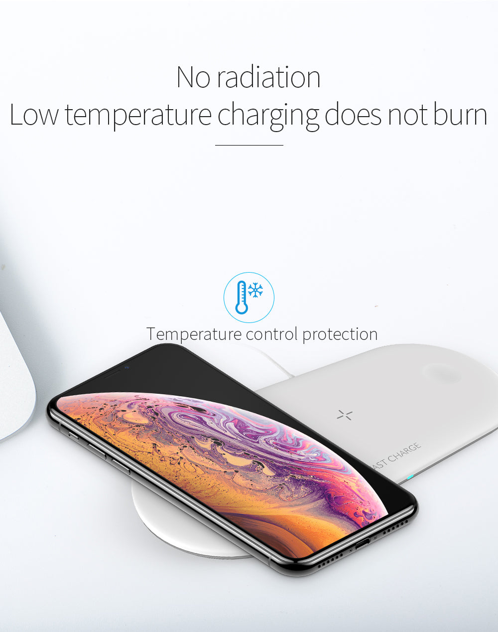 Compatible con Apple, cargador inalámbrico de escritorio para teléfono móvil tres en uno para iWatch