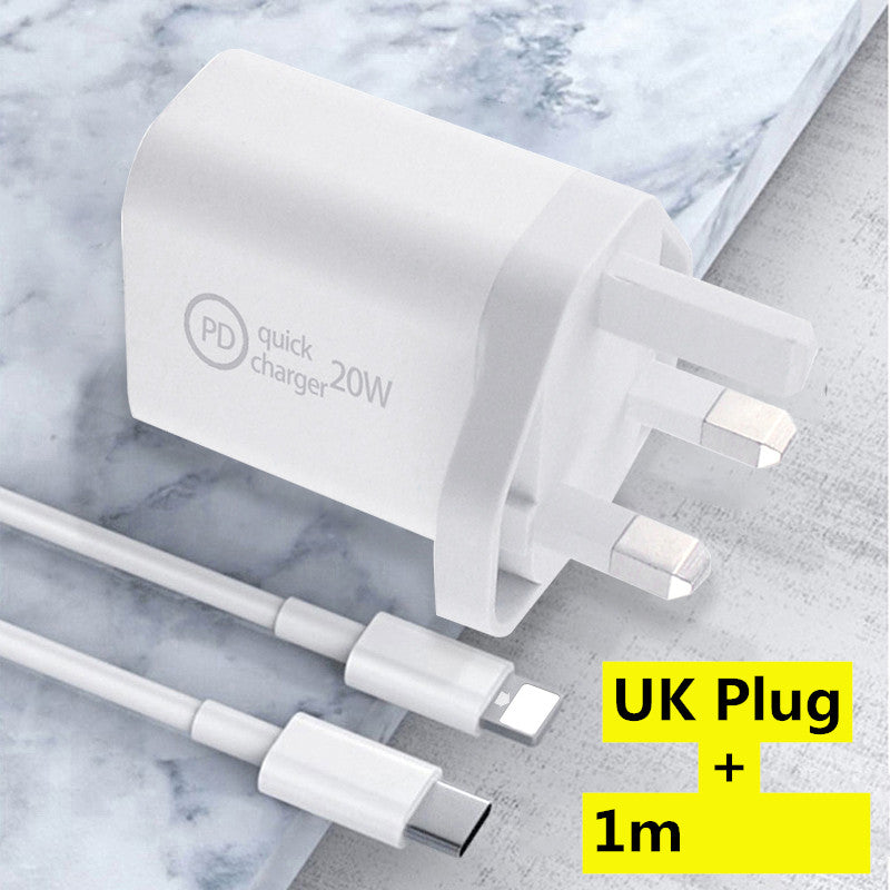 Cargador de teléfono móvil PD20W Cabezal de carga rápida de 20W PD
