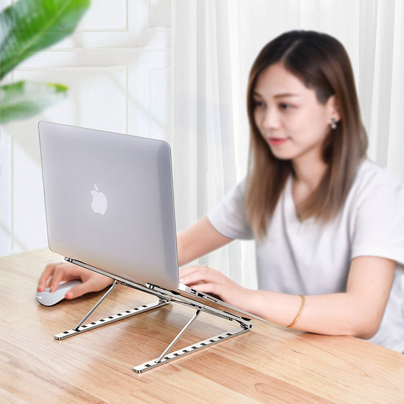 Soporte ajustable y plegable de aluminio para laptop X Style